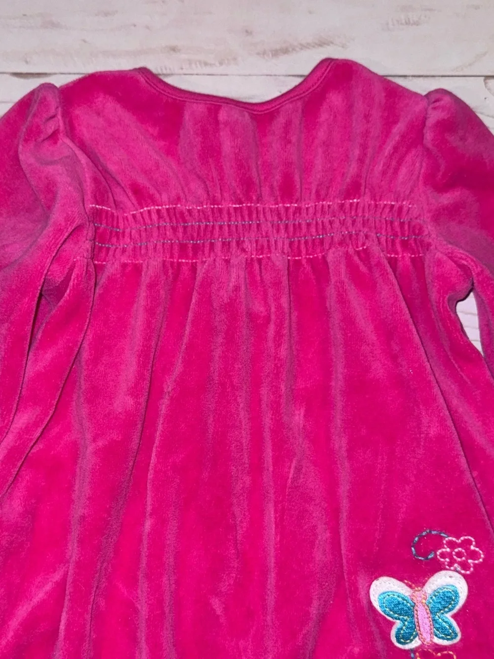 Okie Dokie vintage velour romper